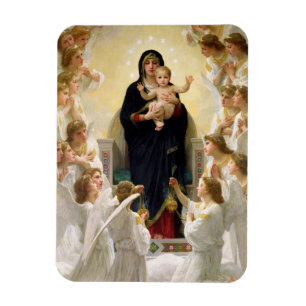 Magnet Flexible La Vierge aux anges - William-Adolphe Bouguereau
