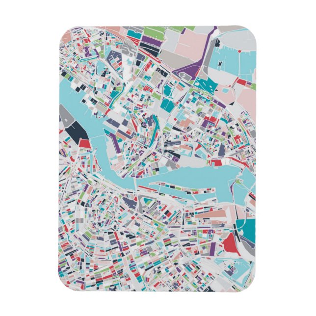 Magnet Flexible La ville d'Amsterdam (Vertical)