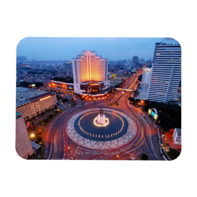 Magnet Flexible La ville de Jakarta (Horizontal)