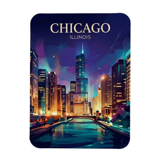 Magnet Flexible La Willis Tower USA (Vertical)