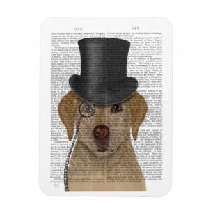 Magnet Flexible Labrador jaune, Hound officiel et Casquette
