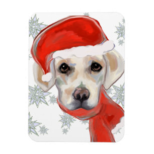 Magnet Flexible Labrador Retriever blanc