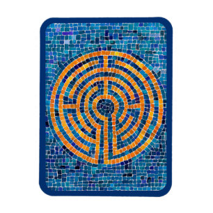 Magnet Flexible LABYRINTH IV 3x4 Aimant flexible - Bleu
