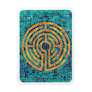 Magnet Flexible LABYRINTHE II Aimant flexible 3x4 - Blanc