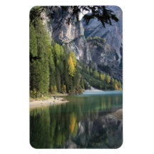 Lac alpin et reflets - aimant photographique