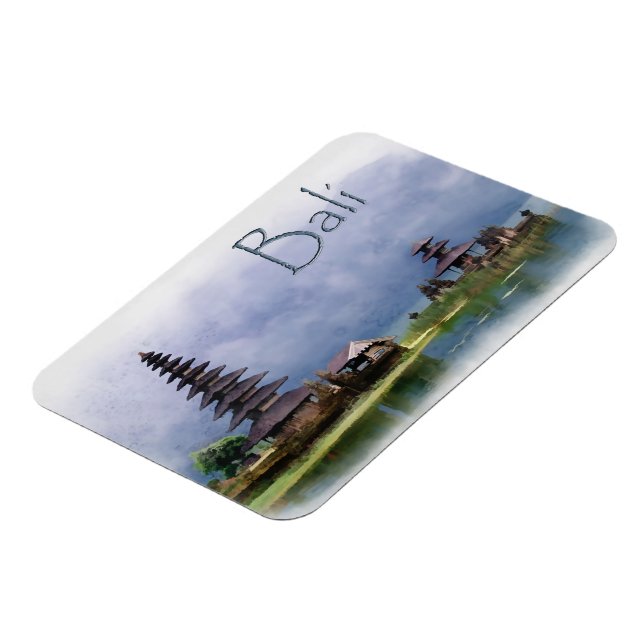 Magnet Flexible Lac Bratanan Bali Indonésie (Côté Gauche)