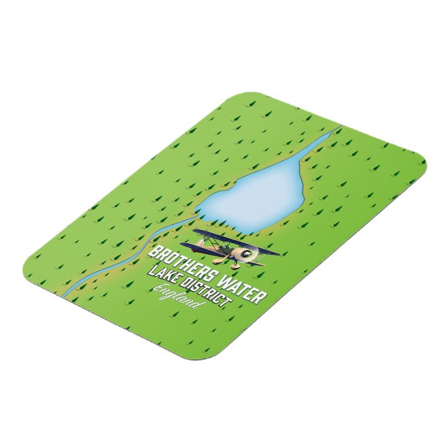 Magnet Flexible Lac Brothers Water District d'Angleterre (Côté Gauche)