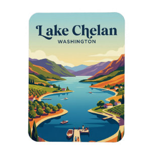 Magnet Flexible Lac Chelan États-Unis