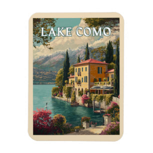 Magnet Flexible Lac de Côme - Charme Lakeside Italien