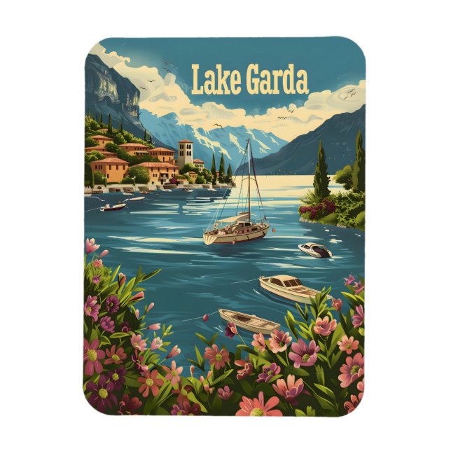 Magnet Flexible Lac de Garde Italie (Vertical)