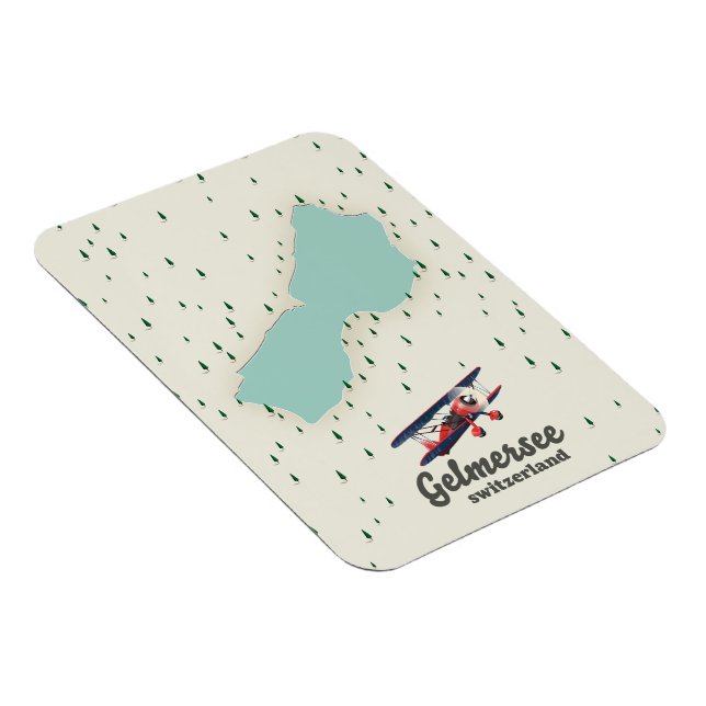 Magnet Flexible Lac de Gelmersee Suisse lac (Côté Droit)