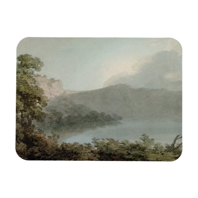 Magnet Flexible Lac de Vico Between Rome et Florence, 1783 (Horizontal)