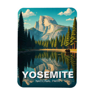 Magnet Flexible Lac de Yosemite Parc national Demi-Dôme