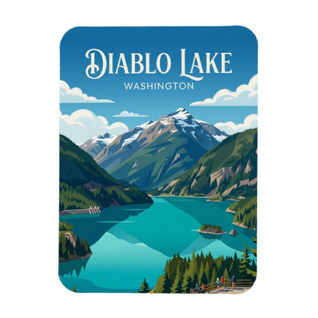 Magnet Flexible Lac Diablo USA (Vertical)
