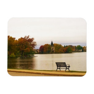 Magnet Flexible Lac Fowler en automne, WI