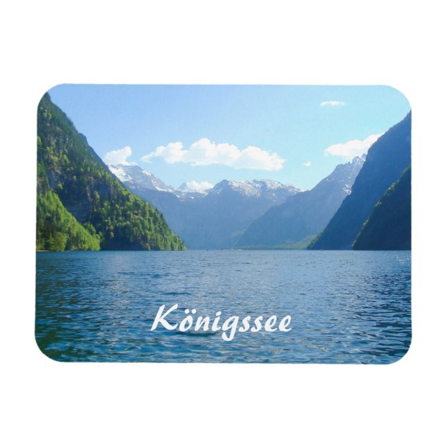 Magnet Flexible Lac Königssee en Allemagne, Bavière (Horizontal)