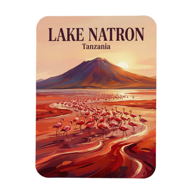 Magnet Flexible Lac Natron Tanzanie (Vertical)
