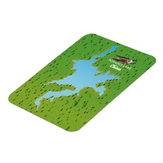 Magnet Flexible Lac Poyang (Côté Gauche)