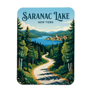 Magnet Flexible Lac Saranac États-Unis