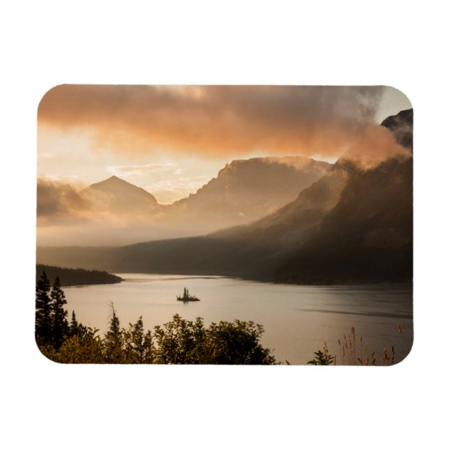 Magnet Flexible Lac St. Mary | Parc national des Glaciers, Montana (Horizontal)