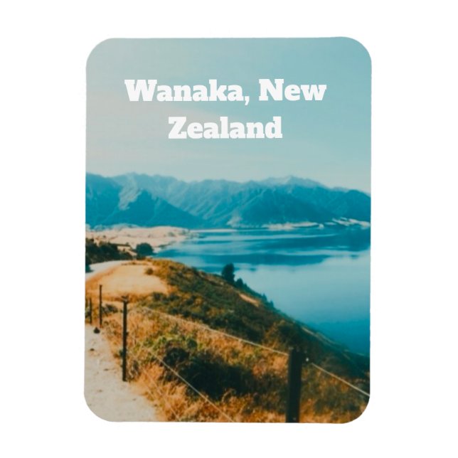 Magnet Flexible Lac Wanaka, Île du Sud, Nouvelle-Zélande (Vertical)