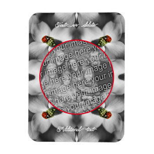 Magnet Flexible Ladybug On Dogwood Personnalisé Ajouter Votre Phot