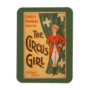 Magnet Flexible L'affiche théâtrale #1 de fille de cirque