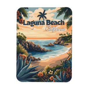 Magnet Flexible Laguna Beach vintage Californie