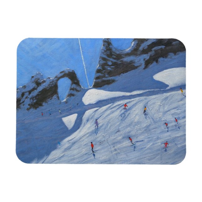 Magnet Flexible L'aiguille Percee Tignes 2009 (Horizontal)