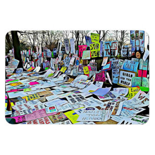 Magnet Flexible L'aimant de la protestation de la marche des femme