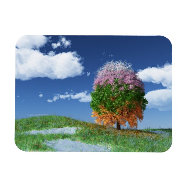 Magnet Flexible L'aimant flexible de l'arbre de saison (Horizontal)