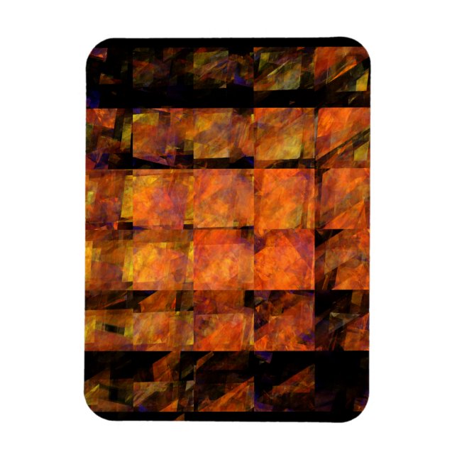 Magnet Flexible L'aimant Mur Art Abstrait Premium (Vertical)
