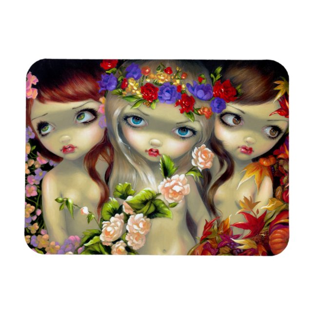 Magnet Flexible L'aimant Premium "Les Trois Graces" (Horizontal)