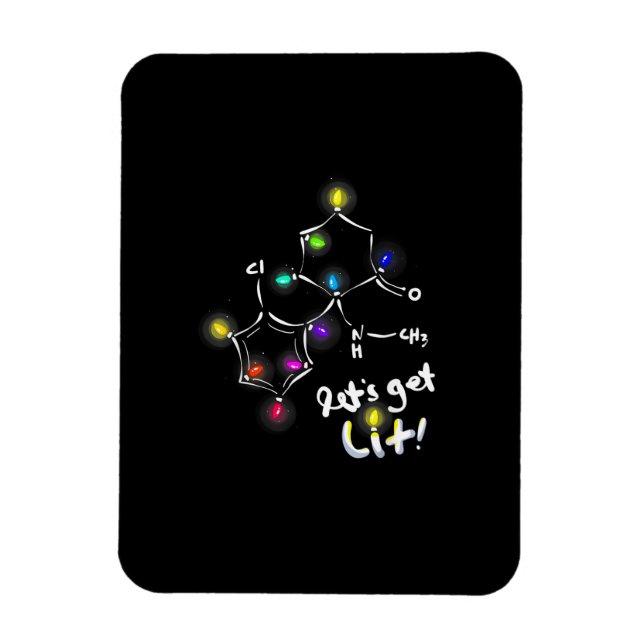 Magnet Flexible Laissons la kétamine de Noël (Vertical)