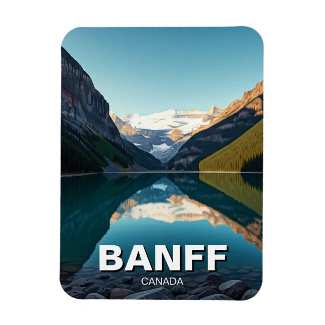 Magnet Flexible Lake Louise à Parc national Banff Canada (Vertical)