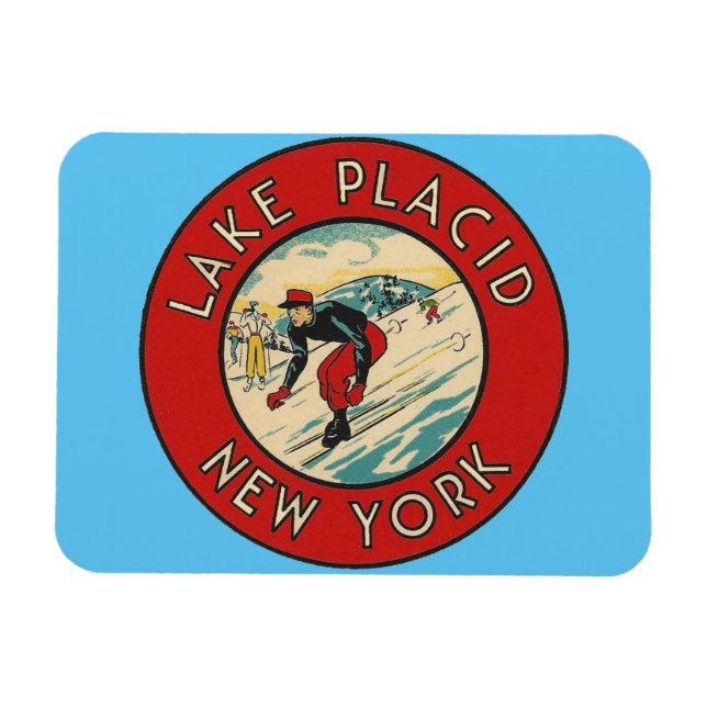 Magnet Flexible Lake Placid, New York - (Horizontal)