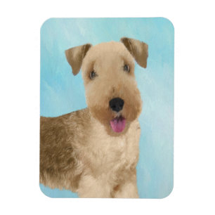 Magnet Flexible Lakeland Terrier Peinture - Cute Original Chien Ar