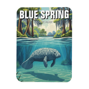 Magnet Flexible Lamantin dans le parc d'État de Blue Spring