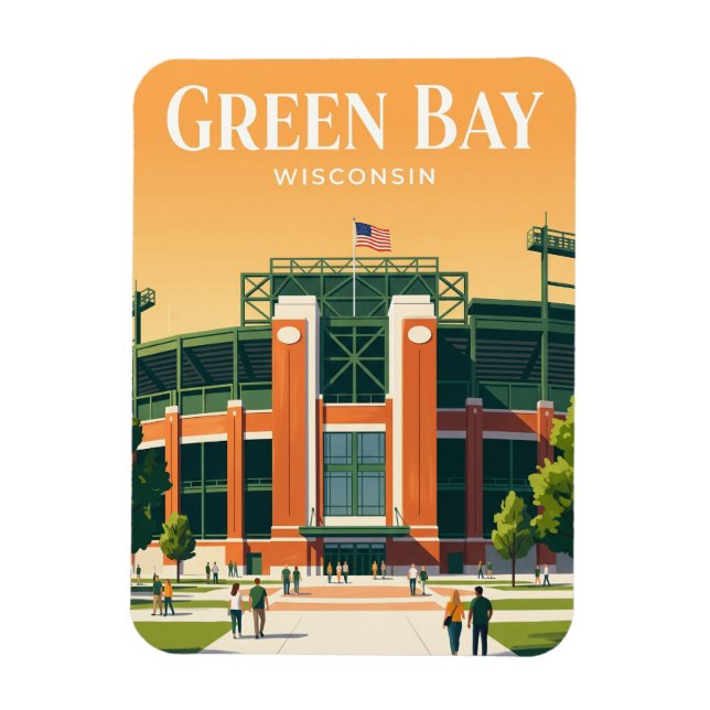 Magnet Flexible Lambeau Field États-Unis (Vertical)