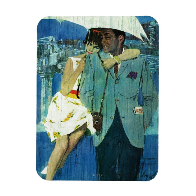 Magnet Flexible L'amour arrive à Miss Lucas (Vertical)