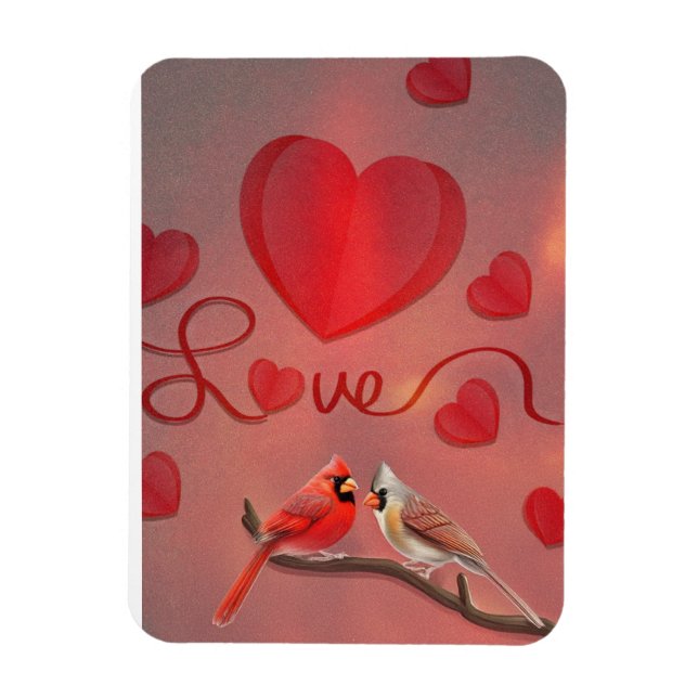 Magnet Flexible L'amour de la Saint-Valentin (Vertical)