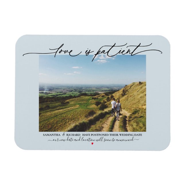 Magnet Flexible L'amour est le mariage du patient Enregistrer la d (Horizontal)