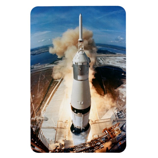 Magnet Flexible Lancement de la fusée Saturn V 1969, vaisseau spat (Vertical)