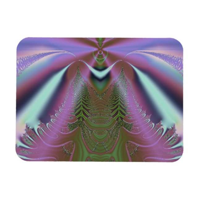 Magnet Flexible Lancement de la navette spatiale Abstrait (Horizontal)