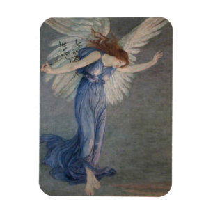Magnet Flexible L'ange de la paix (par Walter Crane)