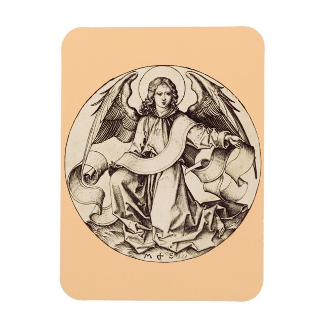 Magnet Flexible L'Ange de saint Matthieu - Symbole de l'art raffin (Vertical)