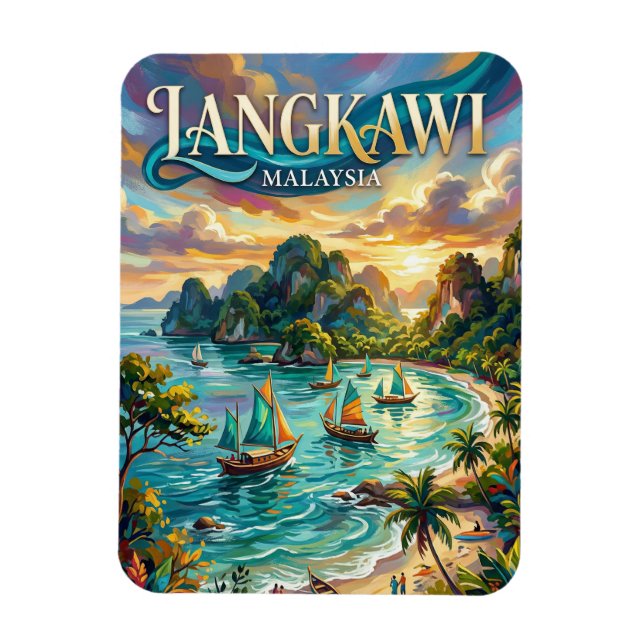 Magnet Flexible Langkawi Malaisie (Vertical)