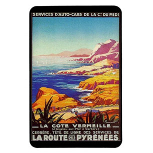Magnet Flexible Languedoc-Rousillon vintage, France -