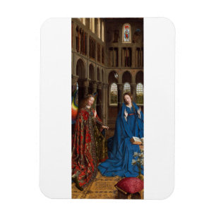 Magnet Flexible L'Annonciation de Van Eyck Premium Lumière de Cath