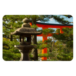 Magnet Flexible Lantern en pierre et porte Torii